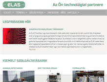 Tablet Screenshot of elas.hu